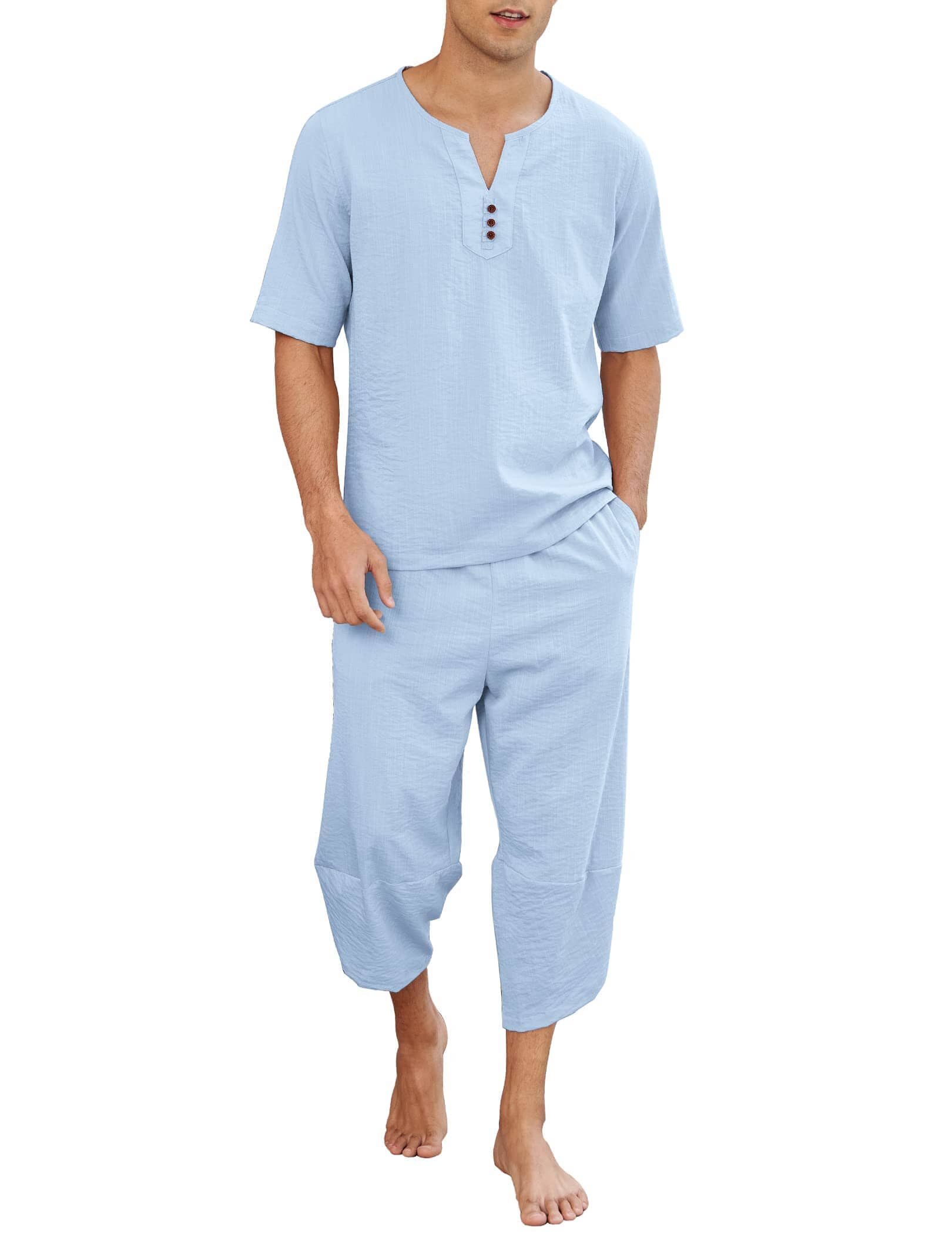 2 Teile Leinen Stil Set Outfits