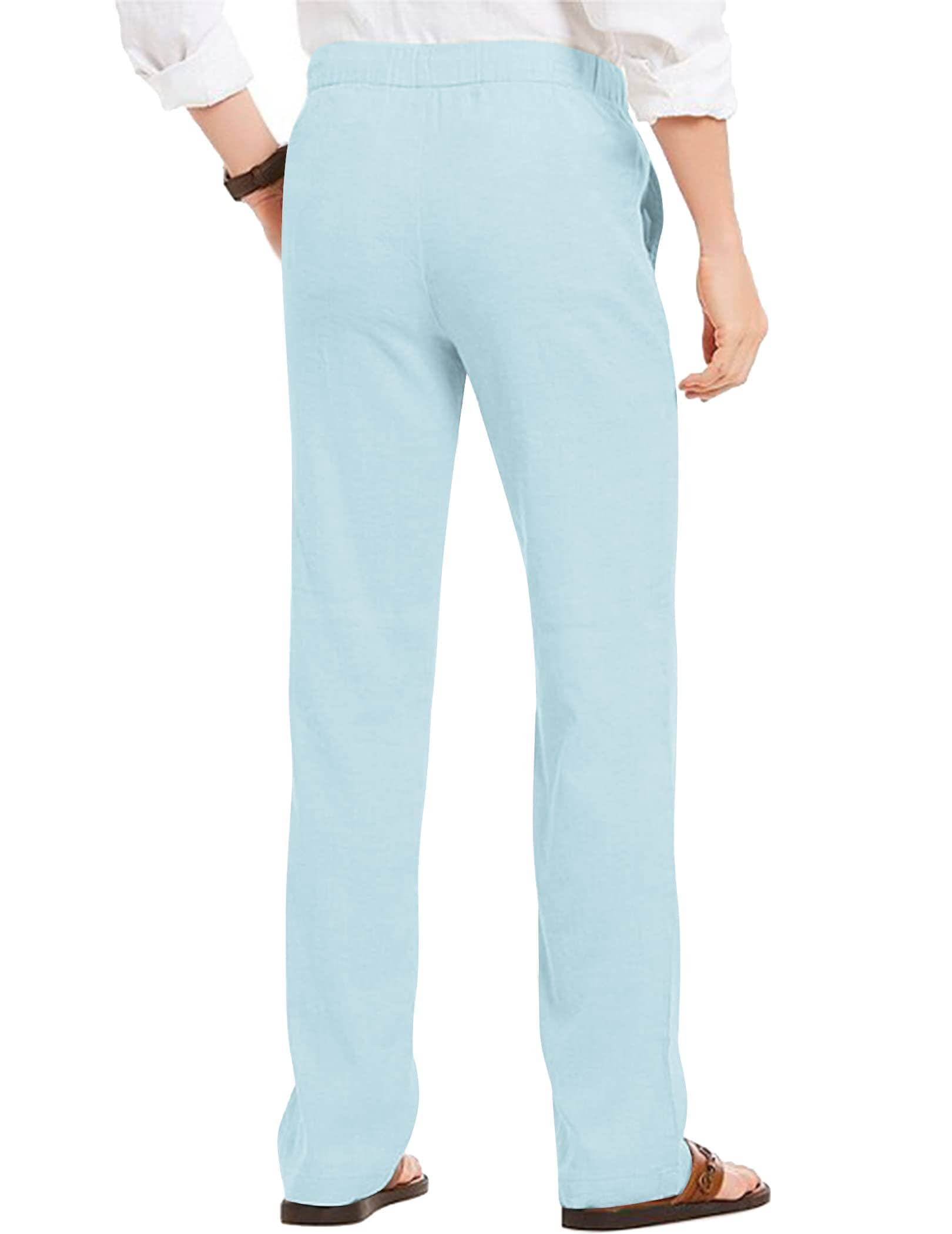 Leinen Stil Strand Yoga Hose