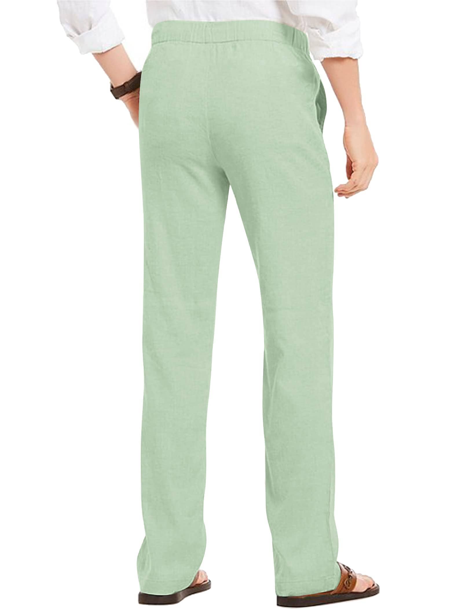 Leinen Stil Strand Yoga Hose