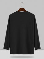 Small V-neck Lang-sleeved Hemd