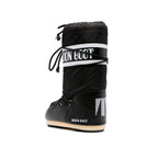 Moon Stiefel Icon Schwarz Nylon Stiefel Invernali Impermeabili