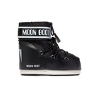 Moon Stiefel Icon Low Schwarz in Nylon Stiefel Invernali Low