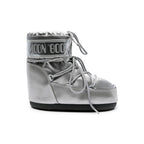 Moon Stiefel Icon Low Silber Metallizzato Stiefel Invernali Lucidi