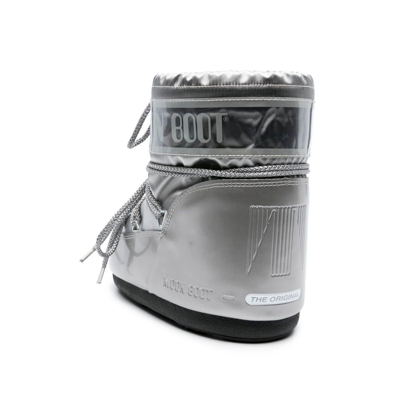 Moon Stiefel Icon Low Silber Metallizzato Stiefel Invernali Lucidi