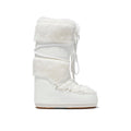 Moon Stiefel Icon Weiß mit Pelliccia Sintetica Stiefel Invernali