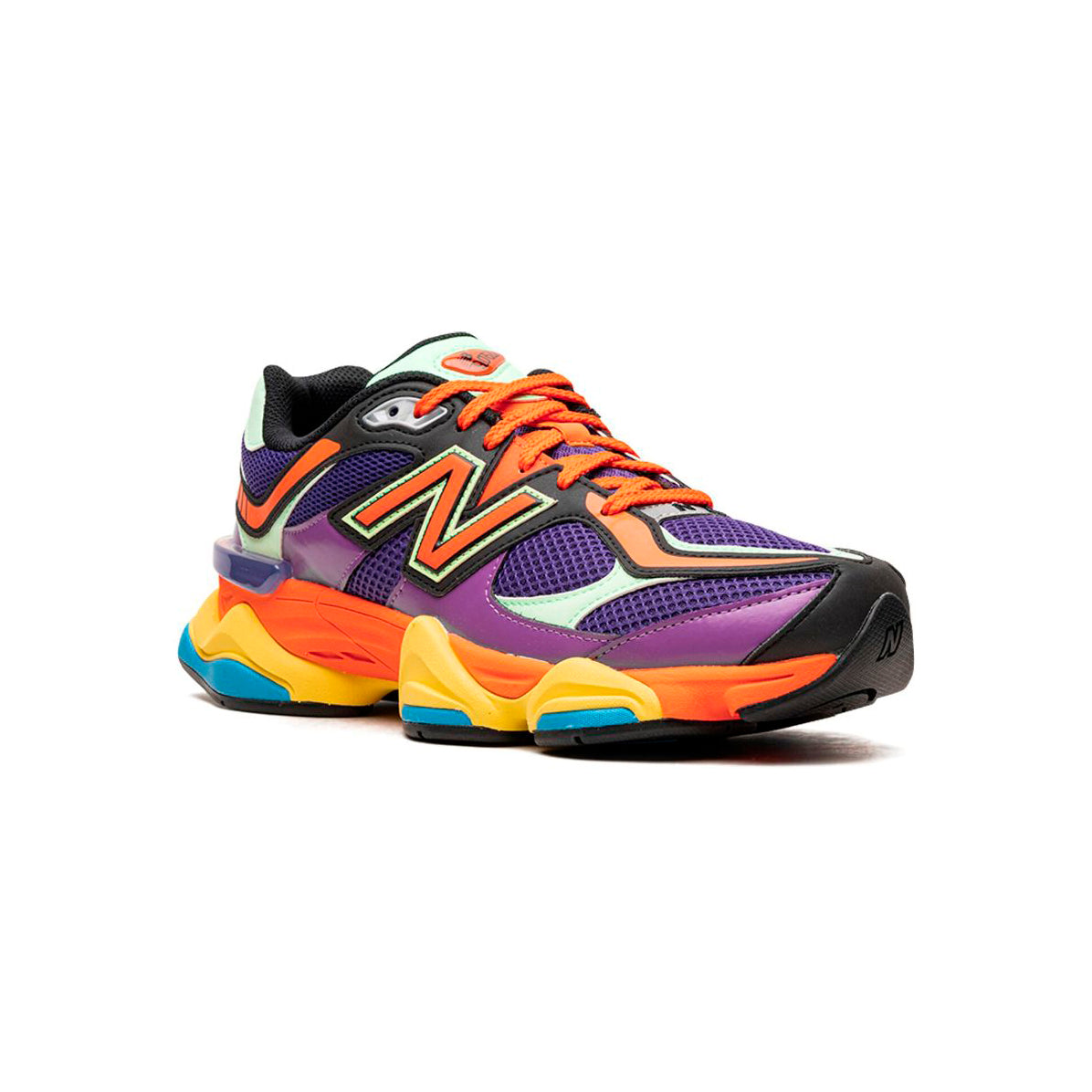 New Balance 9060 Schuhe Herren Violett Prism Multicolore in Mesh und Leder