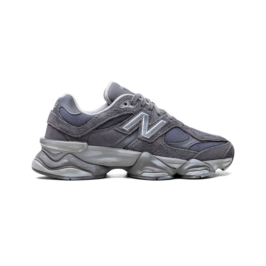 New Balance 9060 Schuhe Herren Grau in Leder Scamosciata Stil Retro