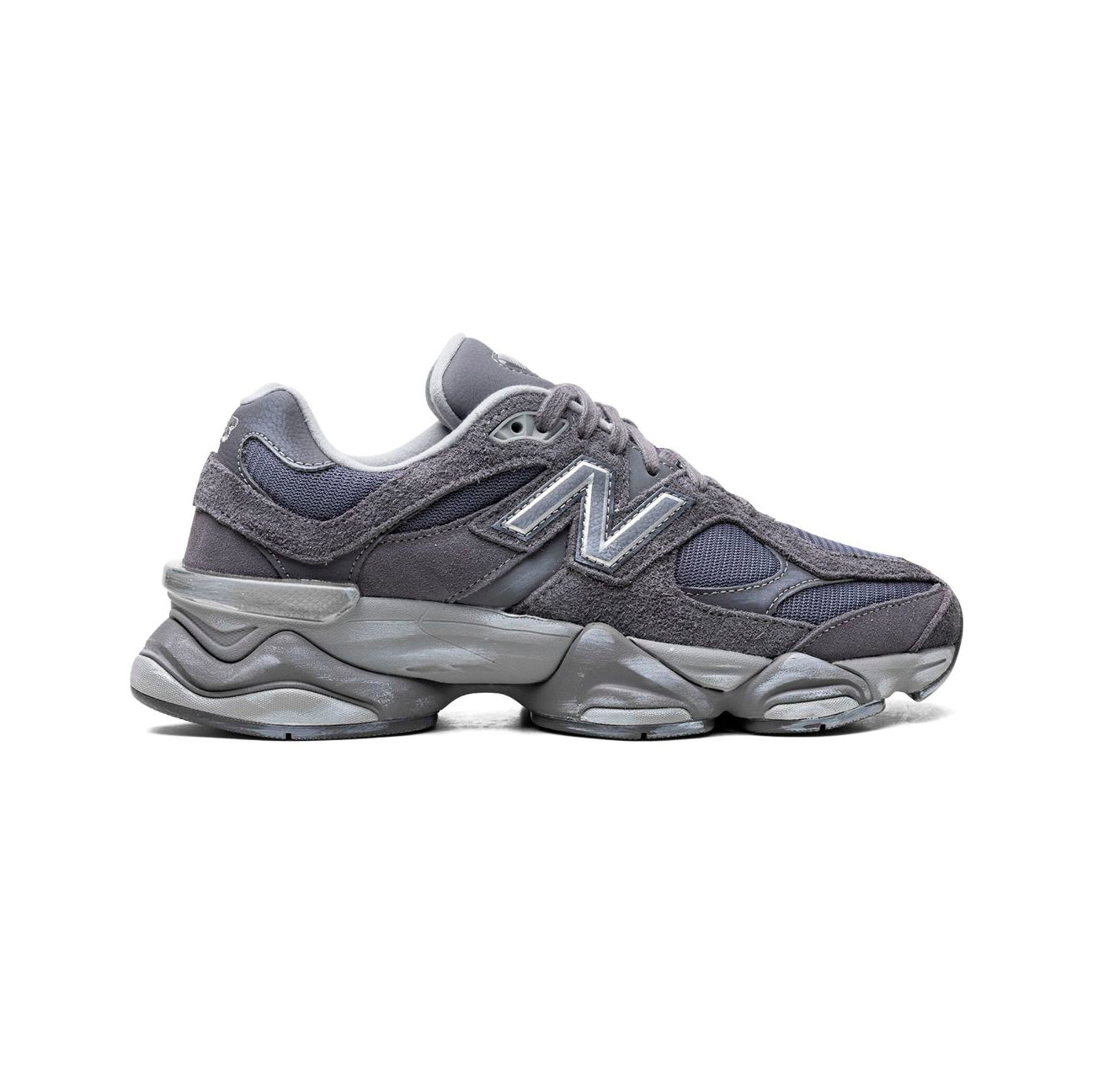 New Balance 9060 Schuhe Herren Grau in Leder Scamosciata Stil Retro