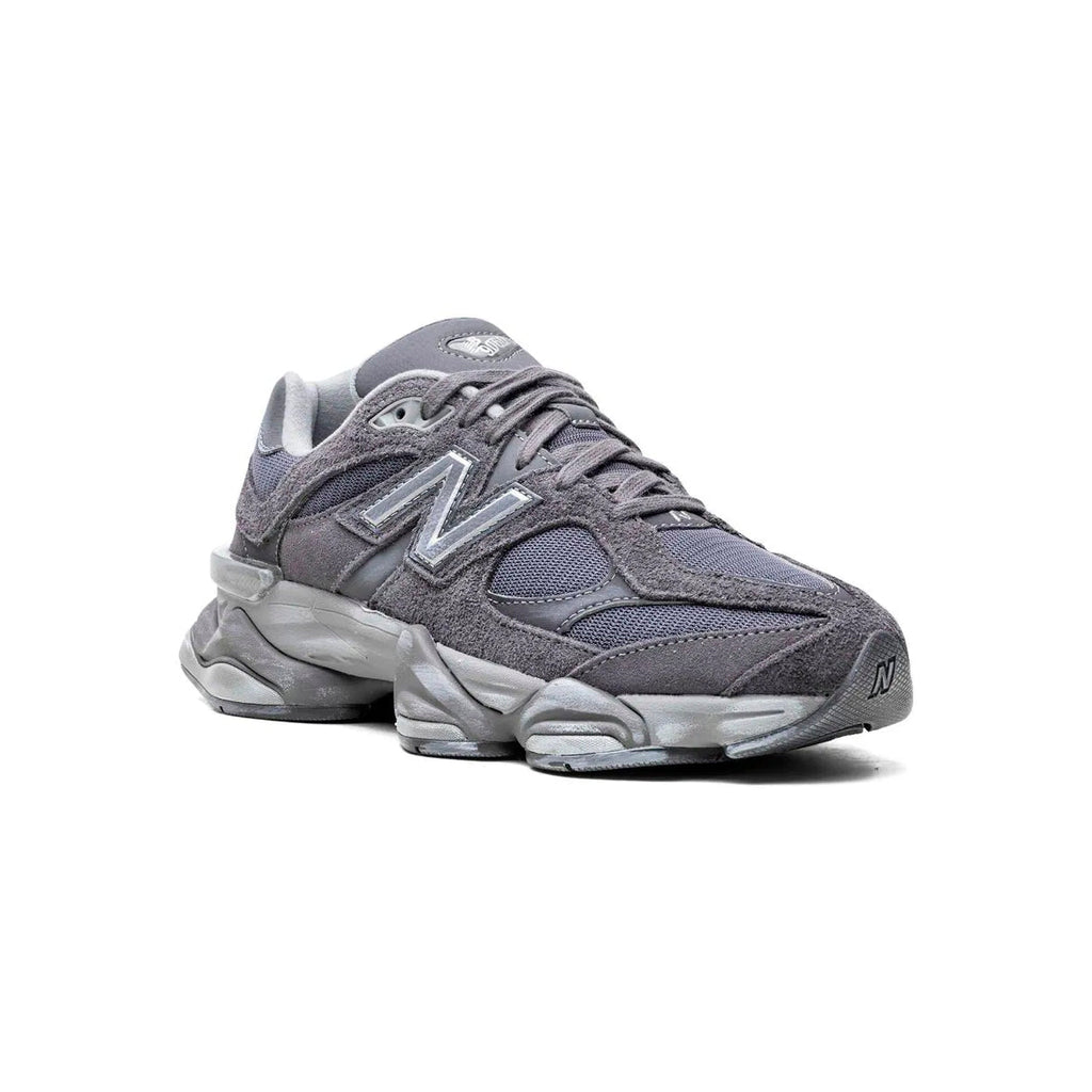 New Balance 9060 Schuhe Herren Grau in Leder Scamosciata Stil Retro