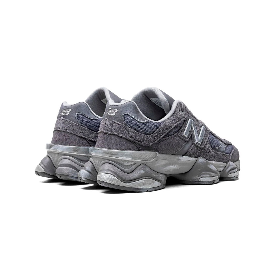New Balance 9060 Schuhe Herren Grau in Leder Scamosciata Stil Retro