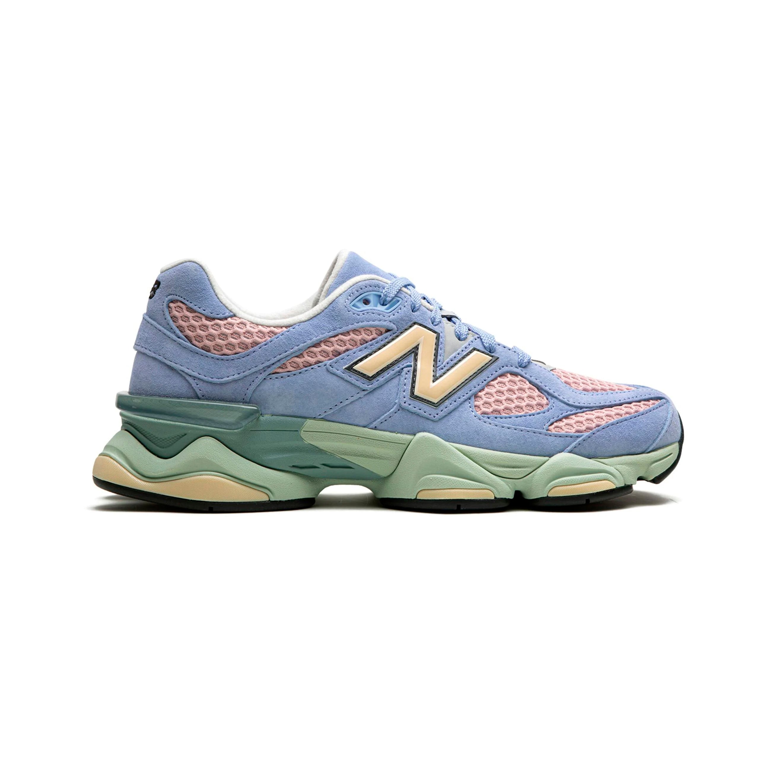 New Balance 9060 Schuhe Damen Hellblau Daydream und Rosa in Mesh und Leder