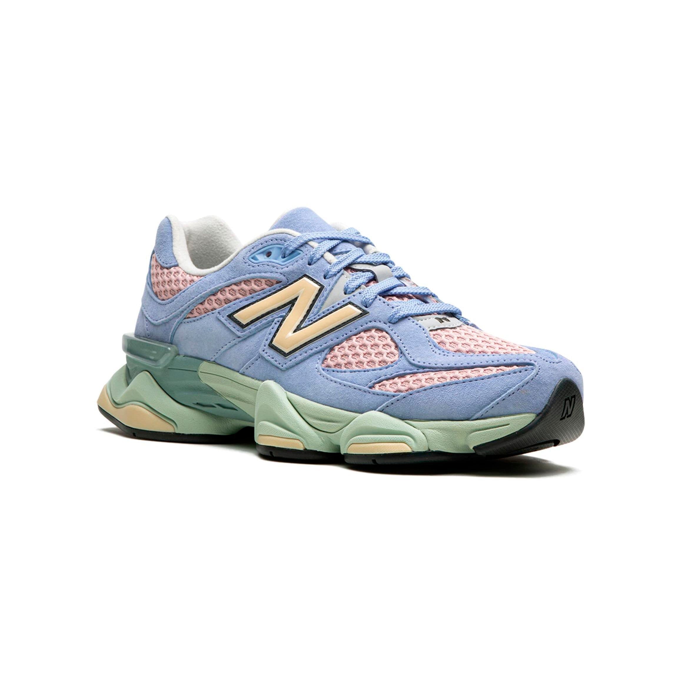 New Balance 9060 Schuhe Damen Hellblau Daydream und Rosa in Mesh und Leder