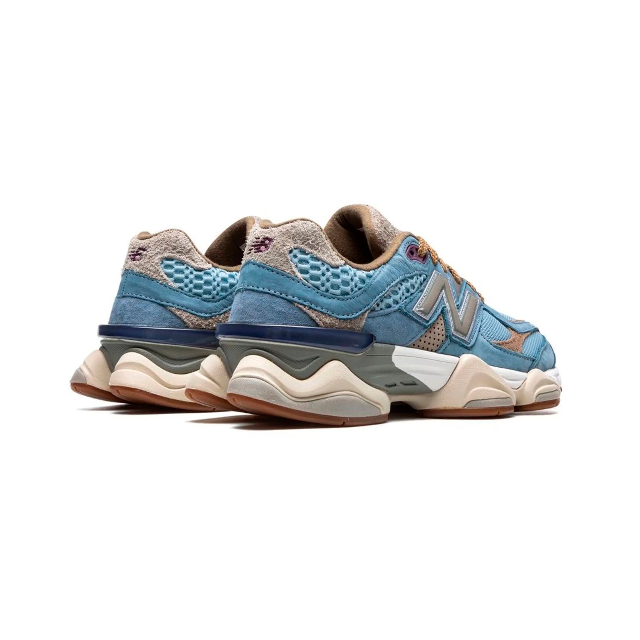 New Balance 9060 Herren Hellblau und Braun x Bodega Stil Retro Casual