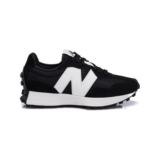New Balance 327 Schuhe Herren Schwarz Weiß Retro Running Elegant