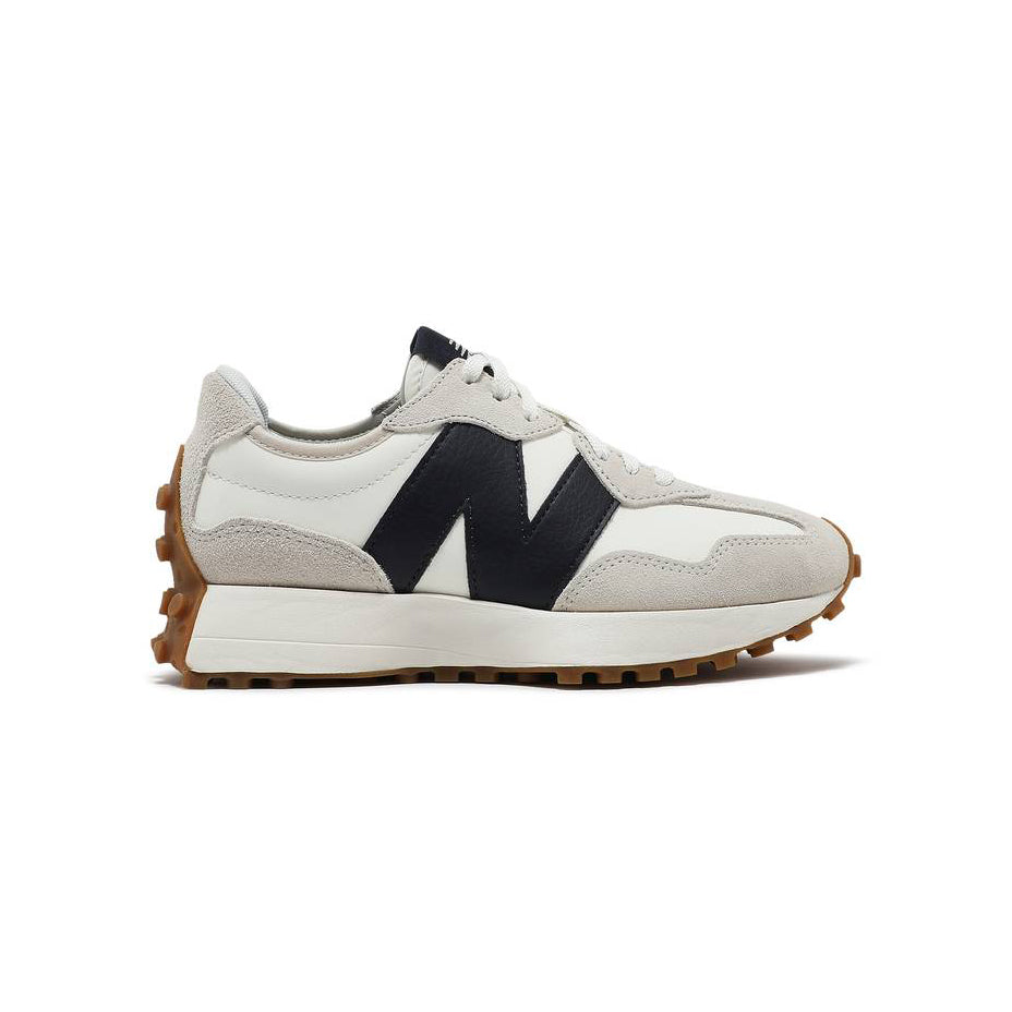 New Balance 327 Schuhe Herren Weiß und Schwarz Stil Retro Casual