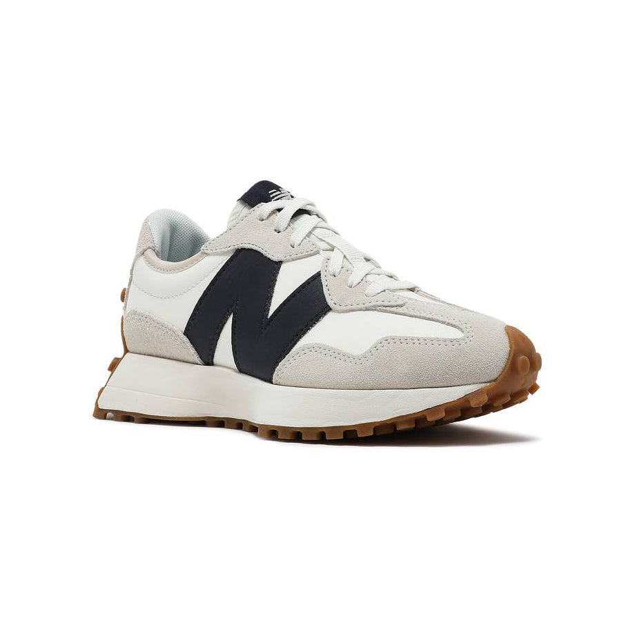 New Balance 327 Schuhe Herren Weiß und Schwarz Stil Retro Casual