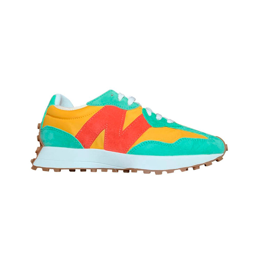 New Balance 327 Schuhe Herren Gelb und Grün Casual Retro Colorate