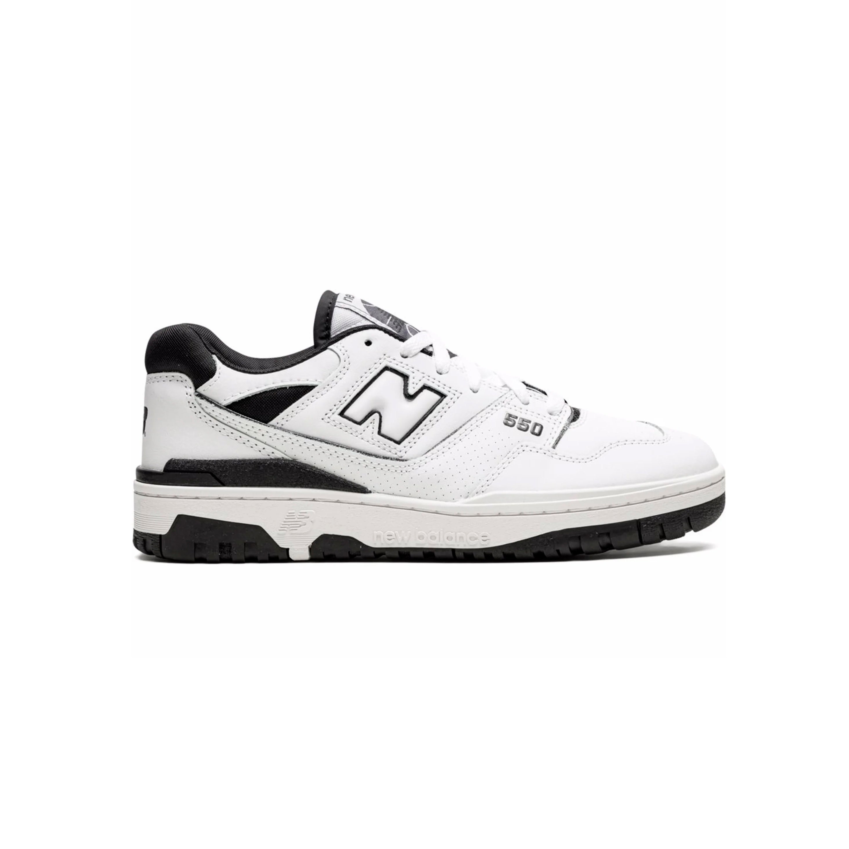 New Balance 550 Schuhe Herren Weiß und Schwarz Low Top Retro Sportive