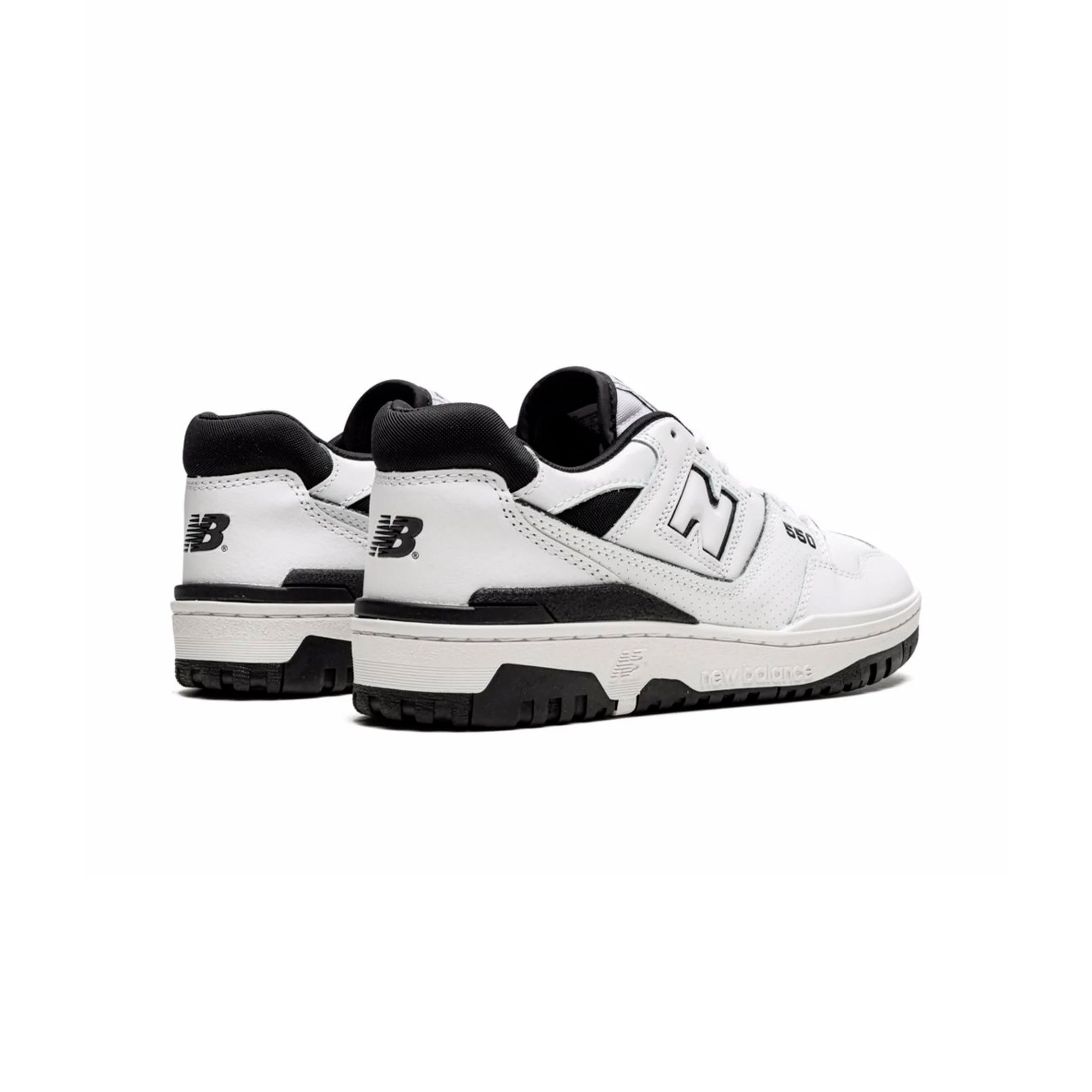 New Balance 550 Schuhe Herren Weiß und Schwarz Low Top Retro Sportive