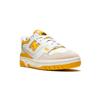 New Balance 550 Schuhe Herren Weiß und Gelb Gold Stil Retro Sportivo