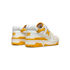 New Balance 550 Schuhe Herren Weiß und Gelb Gold Stil Retro Sportivo