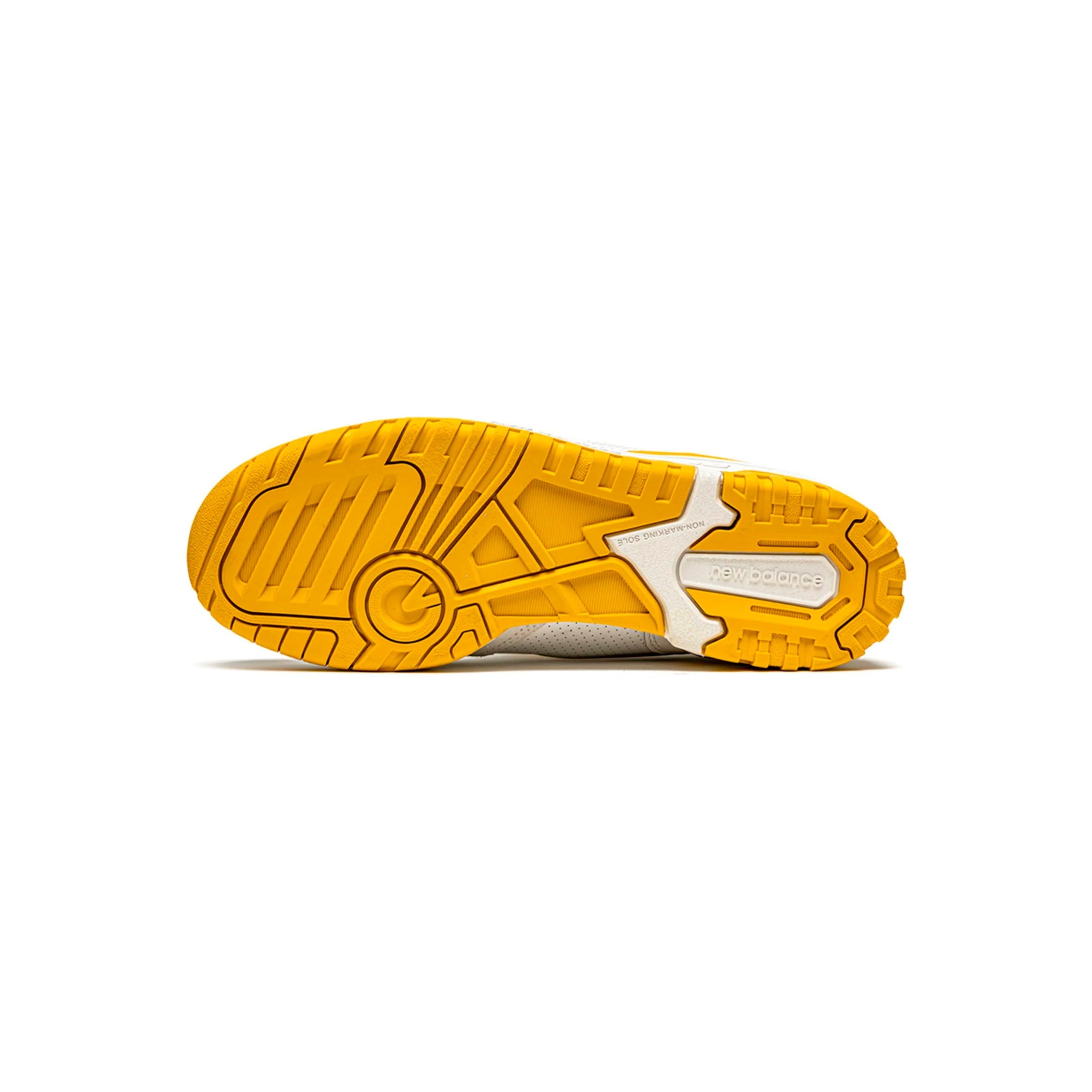 New Balance 550 Schuhe Herren Weiß und Gelb Gold Stil Retro Sportivo
