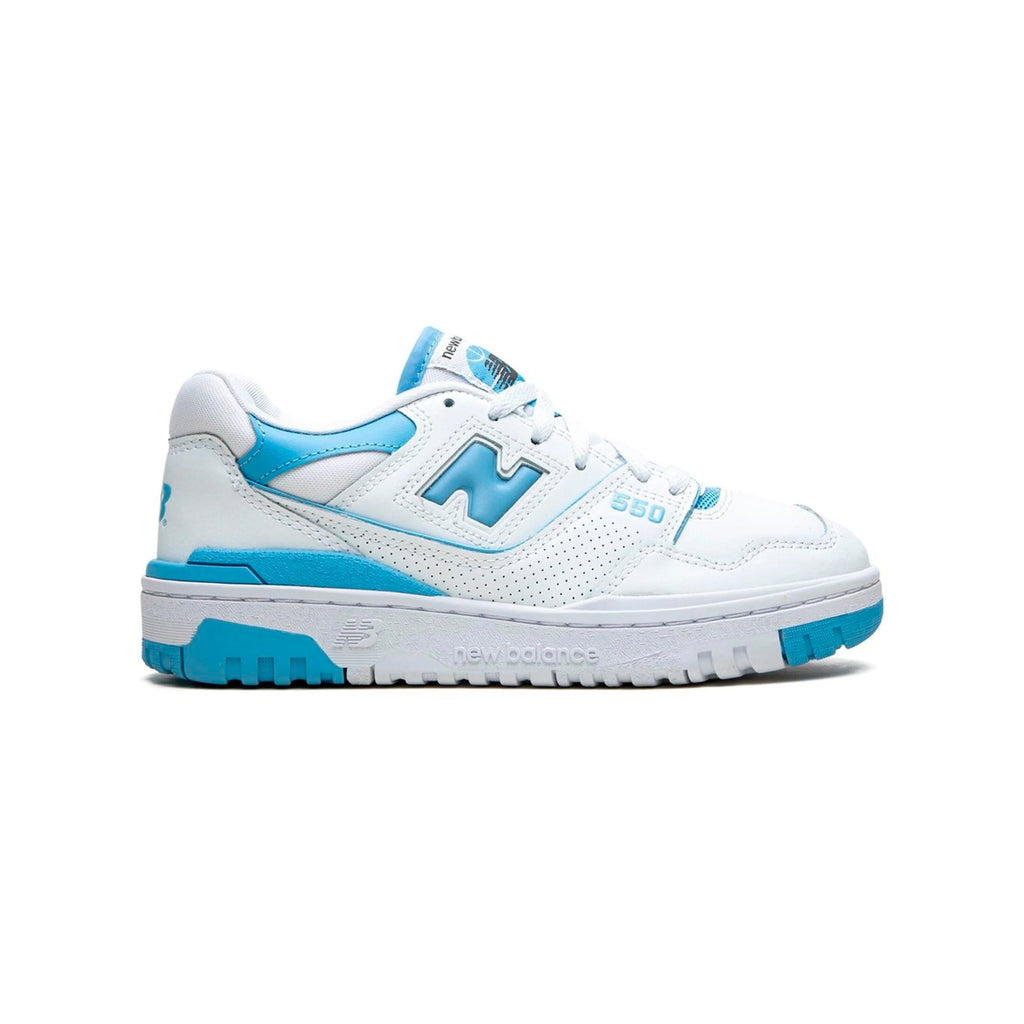 New Balance 550 Schuhe Herren Weiß und Hellblau University Retro Sportive