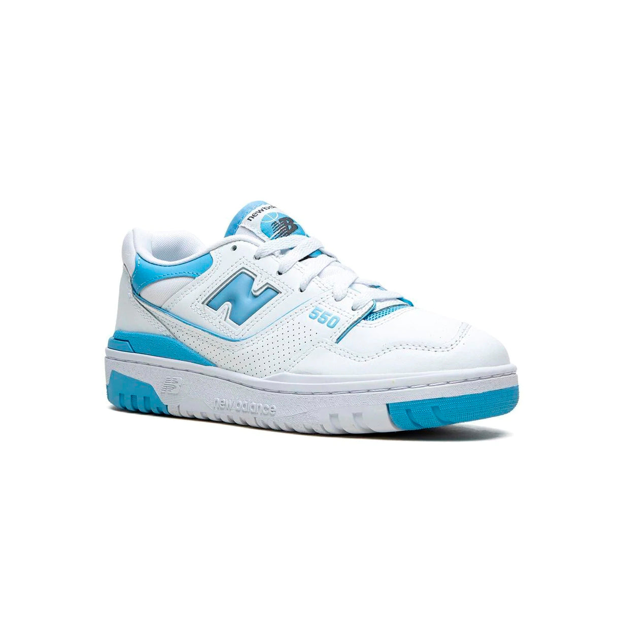 New Balance 550 Schuhe Herren Weiß und Hellblau University Retro Sportive