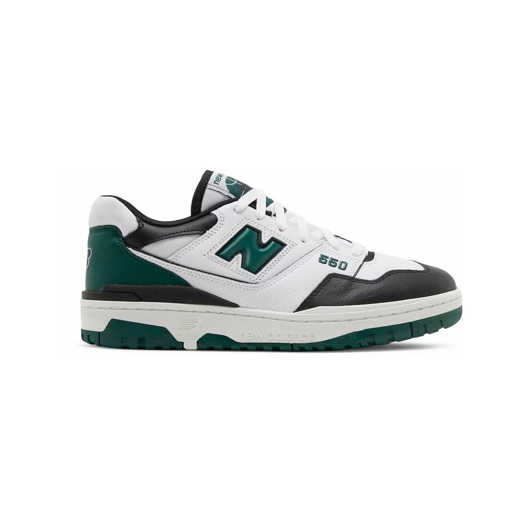 New Balance 550 Schuhe Herren Weiß und Grün Stil Retro Sportivo
