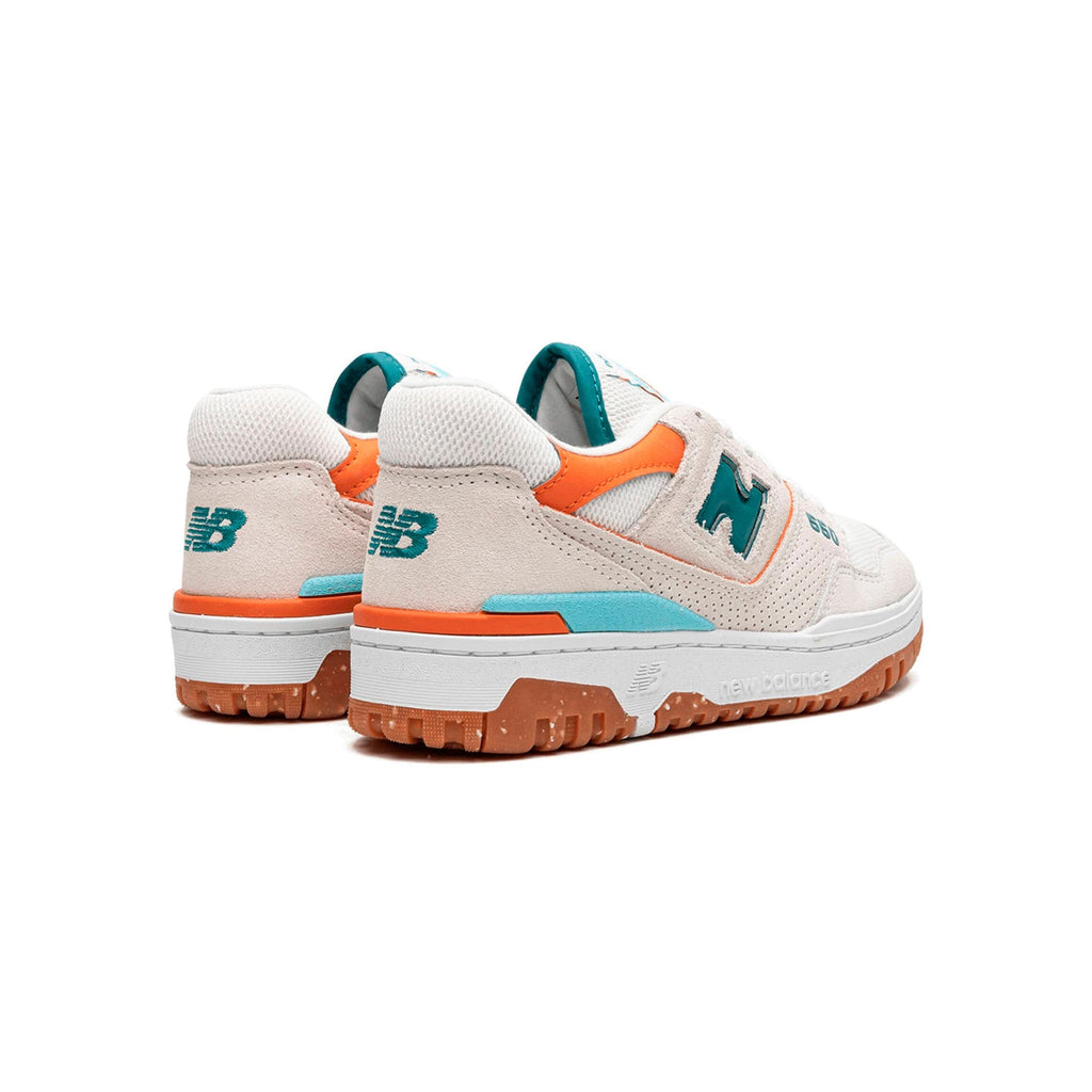 New Balance 550 Schuhe Herren Beige Orange und Grün Retro Sportive