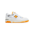 New Balance 550 Schuhe Herren Weiß und Orange Vibrante Retro Sportive