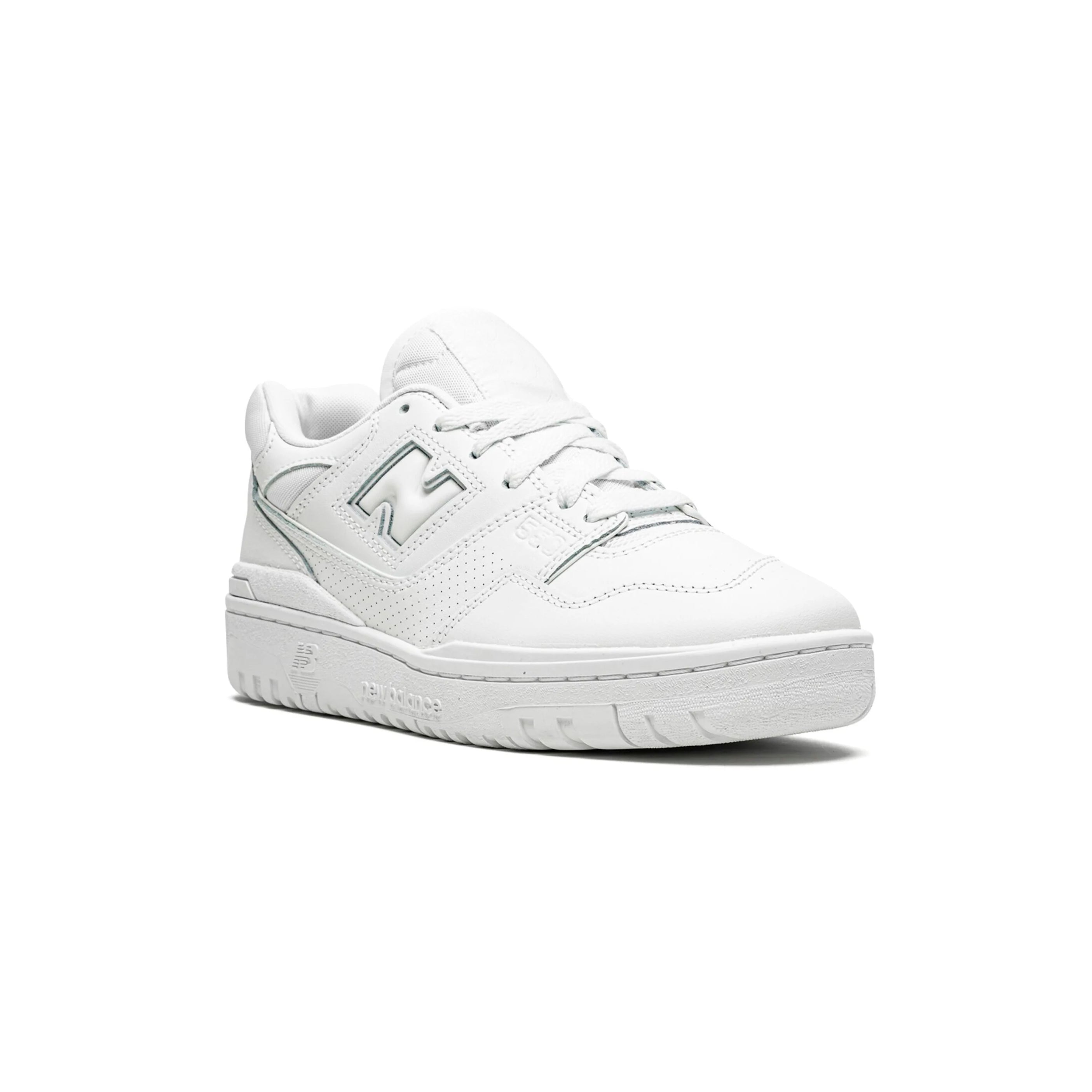 New Balance 550 Schuhe Herren Total Weiß in Leder Casual Retro