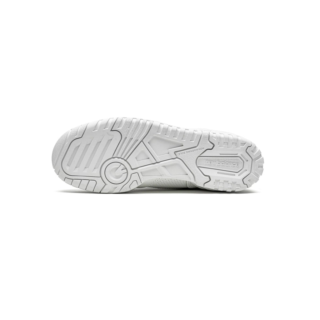 New Balance 550 Schuhe Herren Total Weiß in Leder Casual Retro