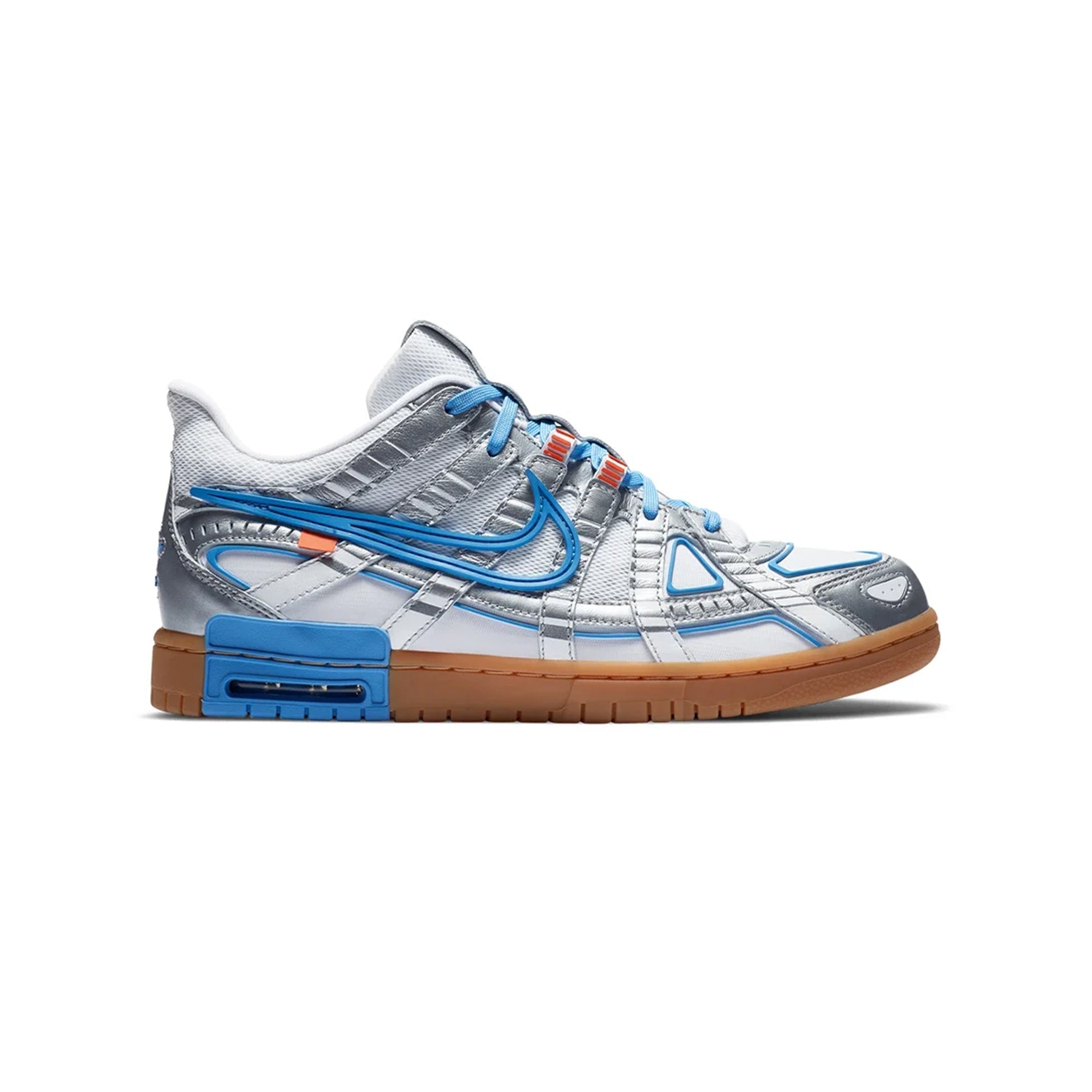 Nike Air Rubber Dunk Off-Weiß Silber Blau Sneaker Exklusiv
