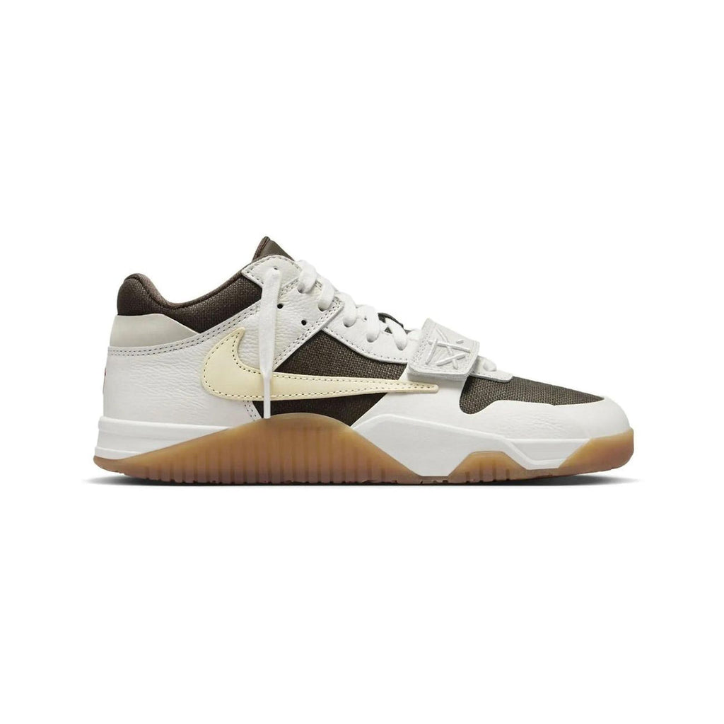 Nike Jordan Jumpman Jack Low x Travis Scott Sail Braun Weiß