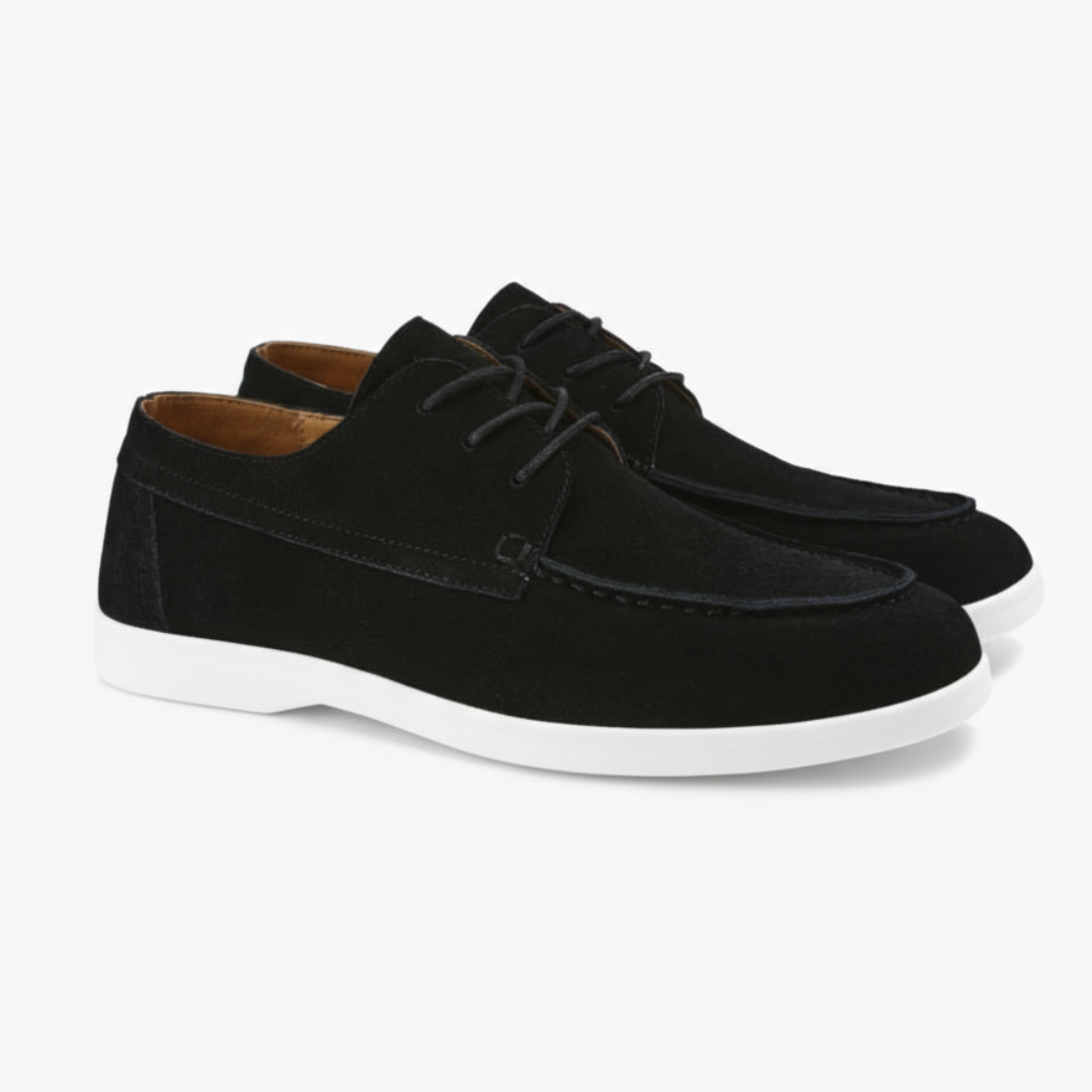 Premium Wildleder-Schnürschuhe