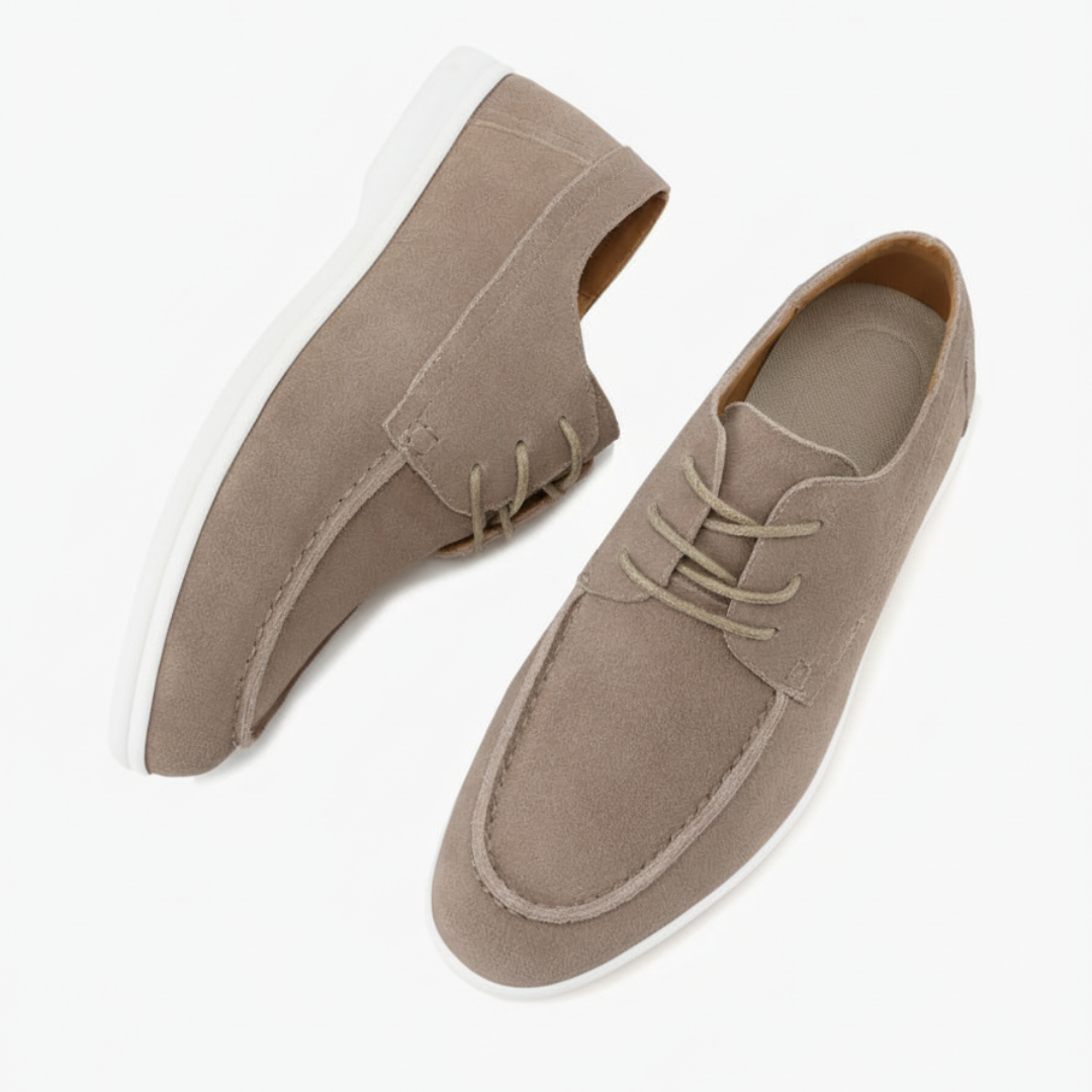 Premium Wildleder-Schnürschuhe