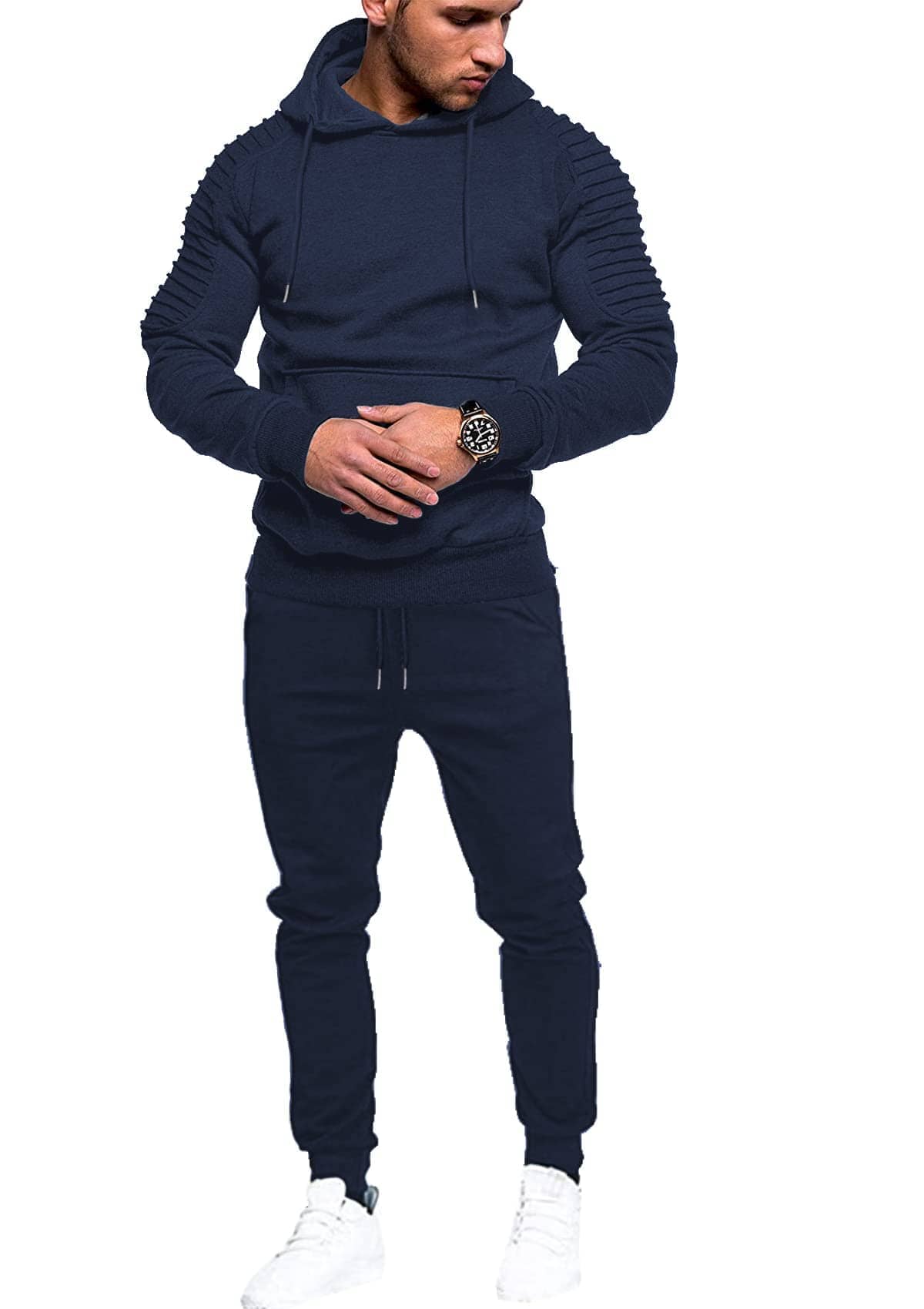 2 Teil Hoodie Jogging Athletisch Suits