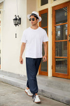 Baumwolle Leinen Stil Lockere Yoga Hose