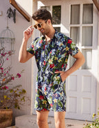 Blumen One Teil Hawaii Jumpsuit (US Only)