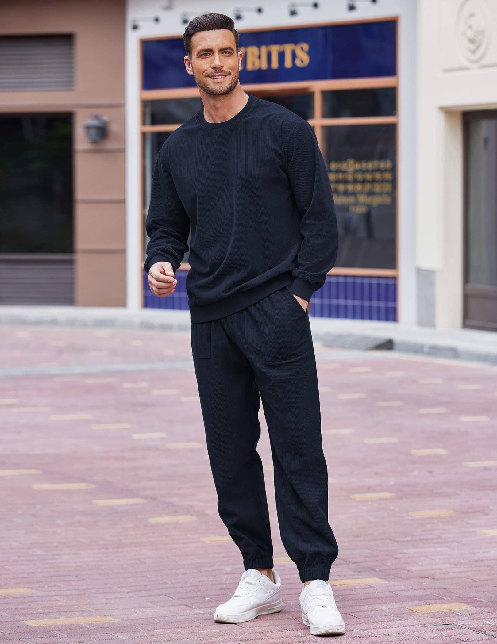 2 Teil Lang Ärmel Pullover Sports Sets