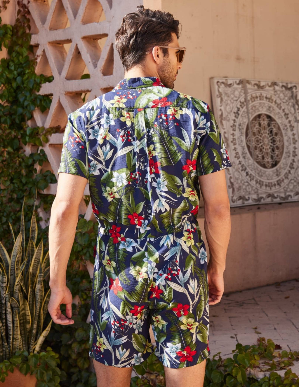 Blumen One Teil Hawaii Jumpsuit (US Only)