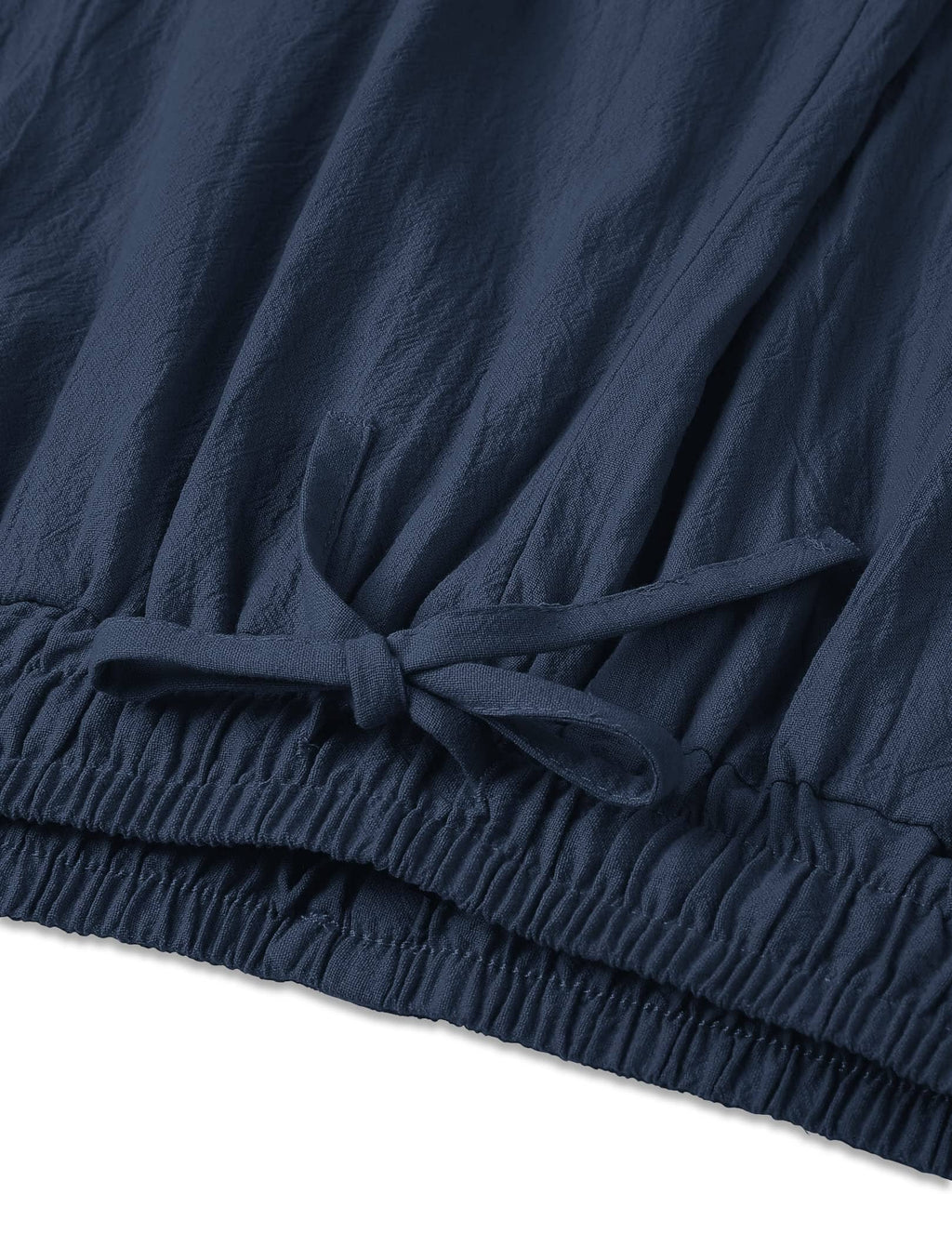 Baumwolle Leinen Stil Lockere Yoga Hose