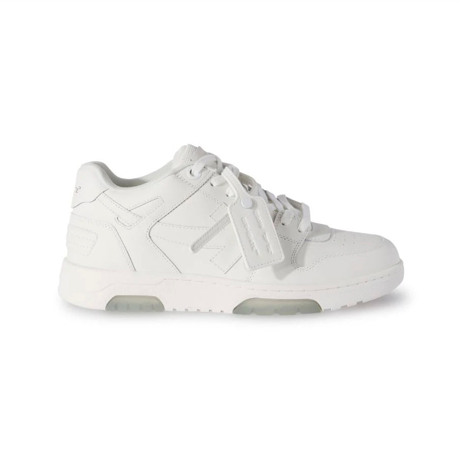 Off-Weiß Out Of Office Sneaker in Leder Weiß Herren Elegant