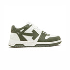Off-Weiß Out Of Office Sneaker Leder Weiß und Khaki Herren