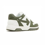 Off-Weiß Out Of Office Sneaker Leder Weiß und Khaki Herren