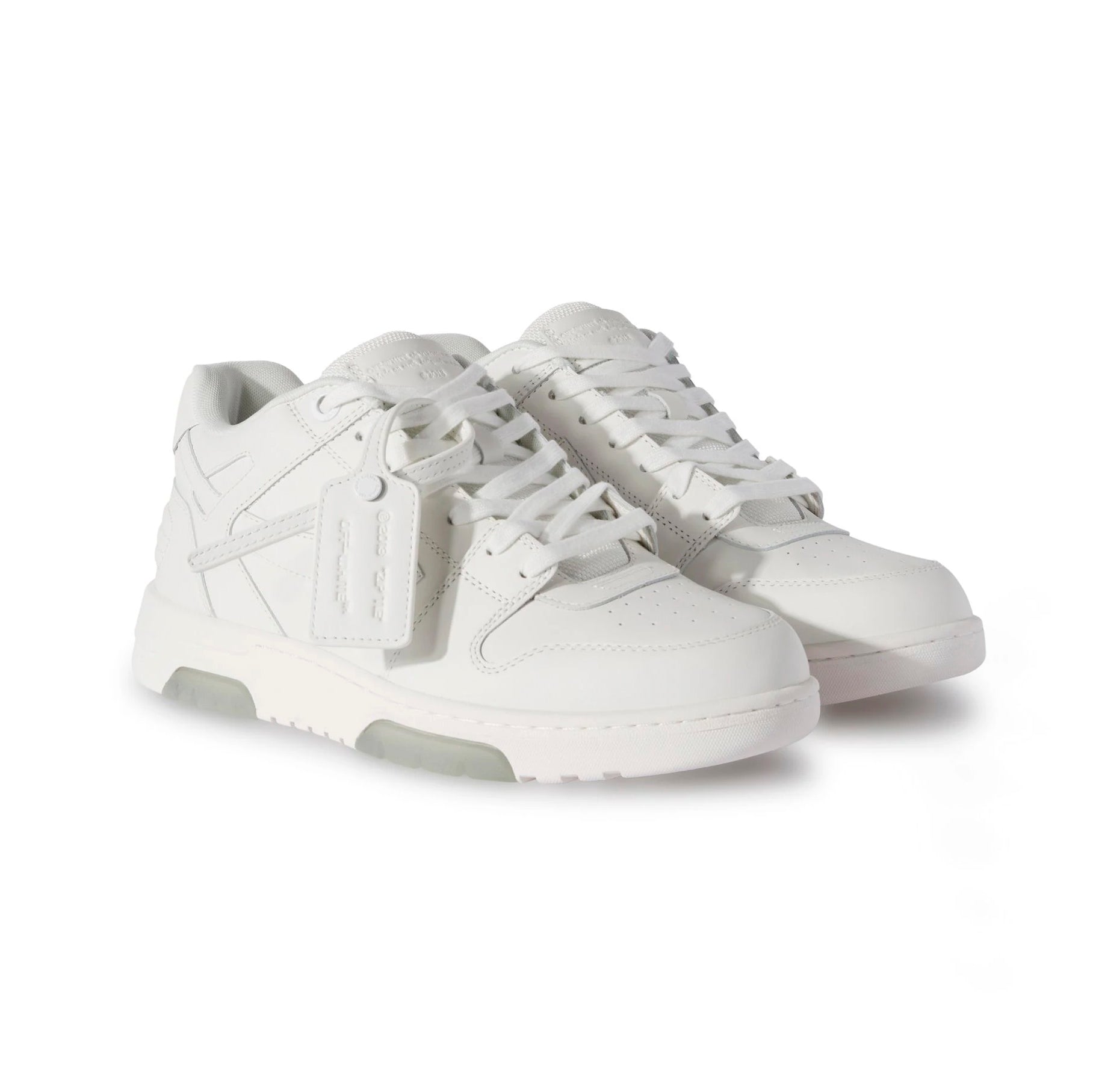 Off-Weiß Out Of Office Sneaker in Leder Weiß Herren Elegant