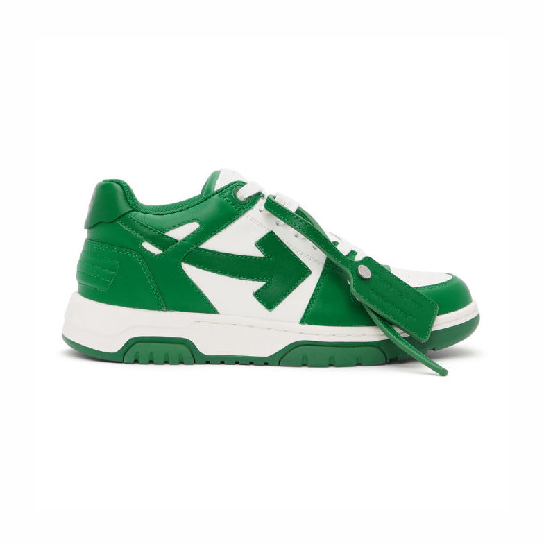 Off-Weiß Sneaker Out Of Office Leder Grün Weiß Herren Casual