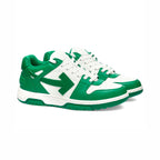 Off-Weiß Sneaker Out Of Office Leder Grün Weiß Herren Casual