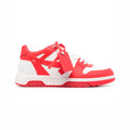 Off-Weiß Out Of Office Sneaker Leder Weiß und Rot Herren